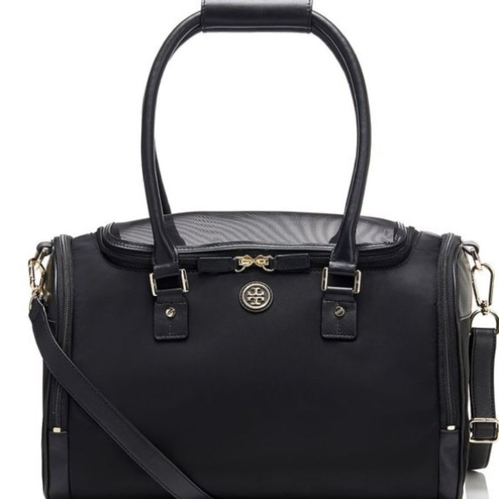 Tory Burch Designer Nylon Travel Dog/Cat Carrier